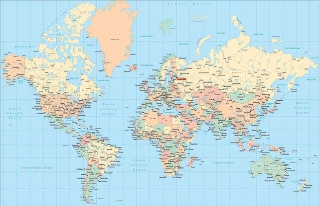 St Petersburg location on world map
